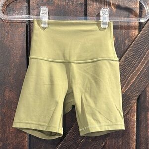 lululemon athletica Sage Green Bike Shorts